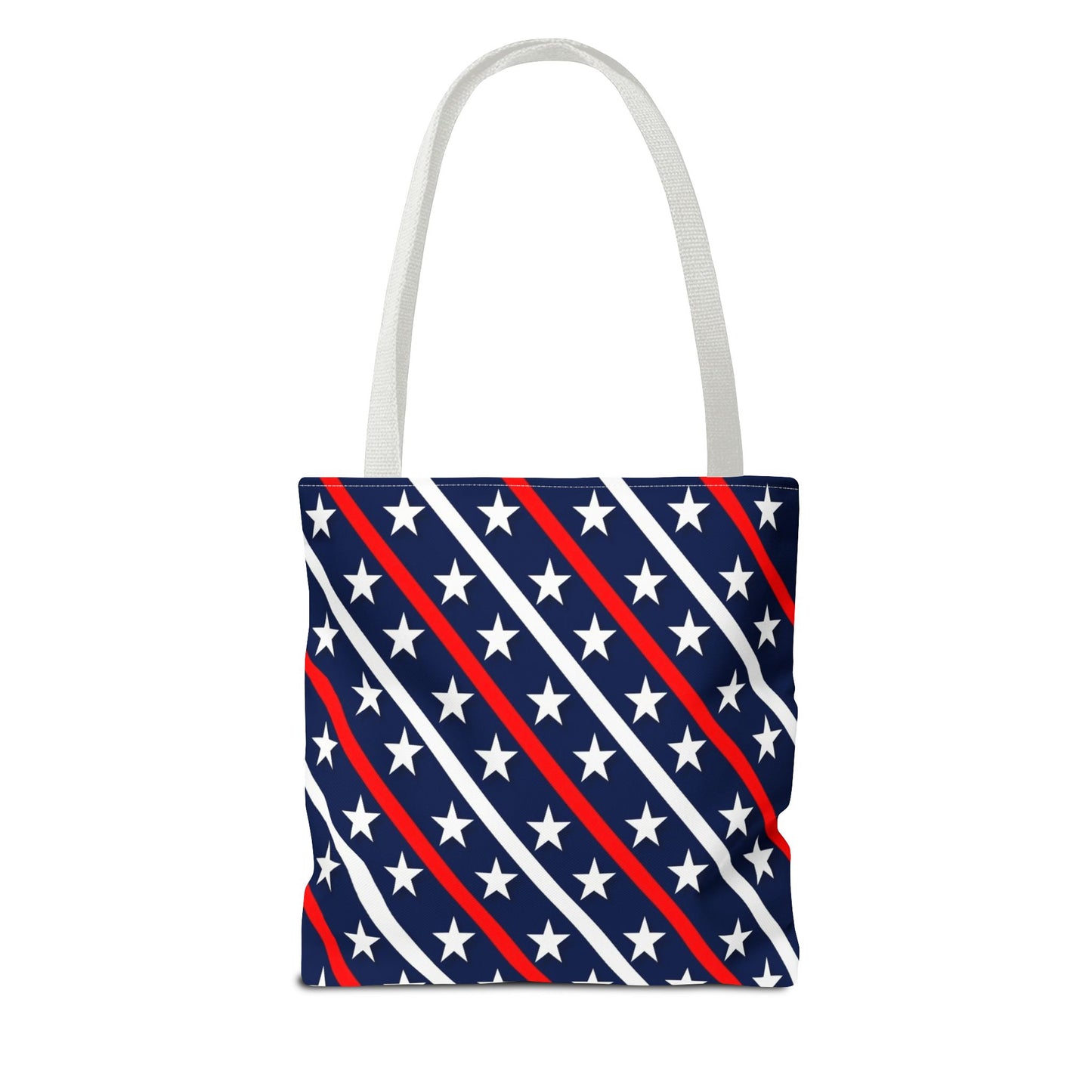Patriotic Tote Bag, USA Flag Inspired