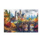 Matte Canvas, Stretched, 1.25" - Castle