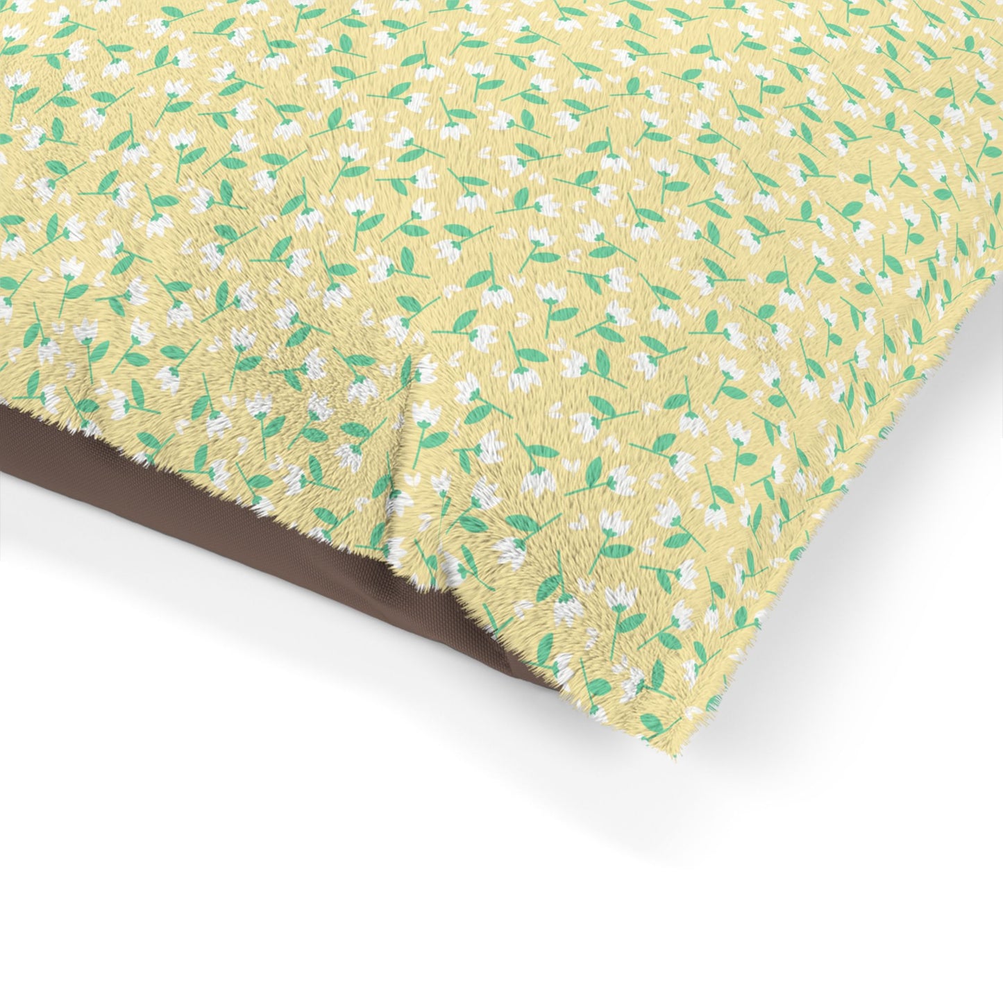 Cozy Floral Pet Bed for Small Dogs and Cats, Comfortable Pet Cushion, Spring Decor, Perfect Gift for Pet Lovers, Machine Washable