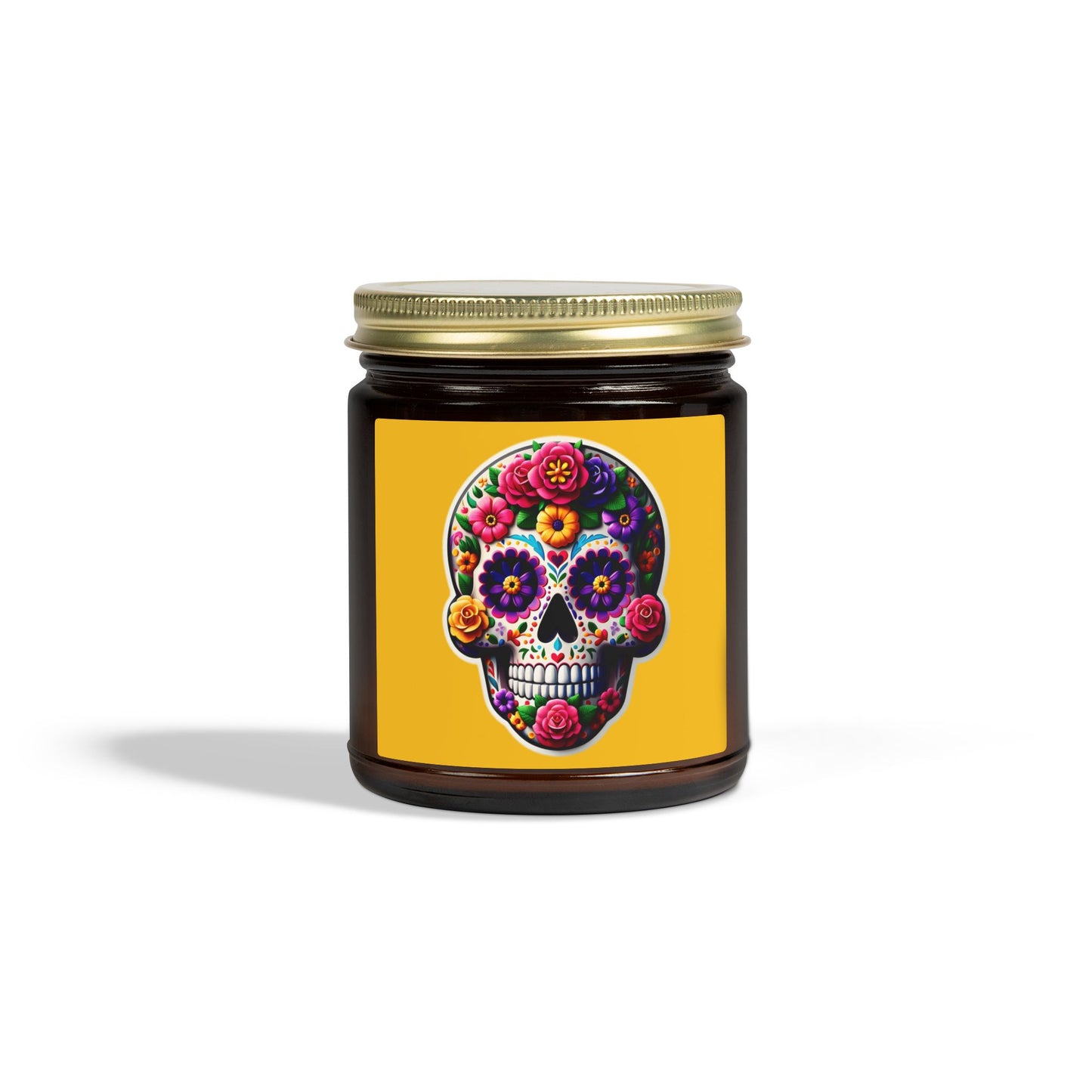 Day of the Dead Coconut Apricot Candle (4oz/9oz)