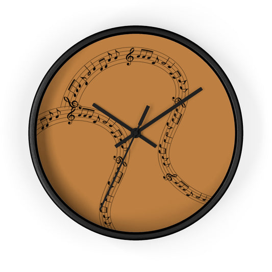 Musical Notes Wall Clock, Perfect for Music Lovers, Home Decor