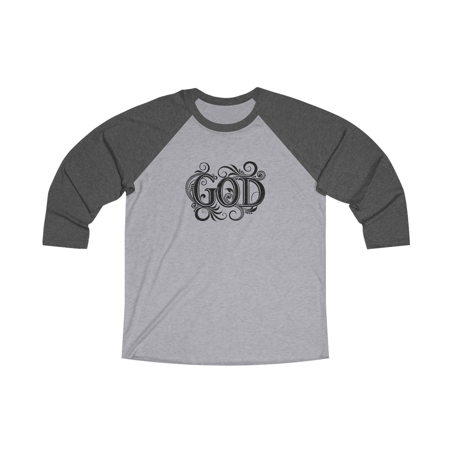 God-Inspired Unisex Raglan Tee, Faith T-Shirt, Trendy Casual Wear, Religion Gift, Christian Apparel, Inspirational Shirt