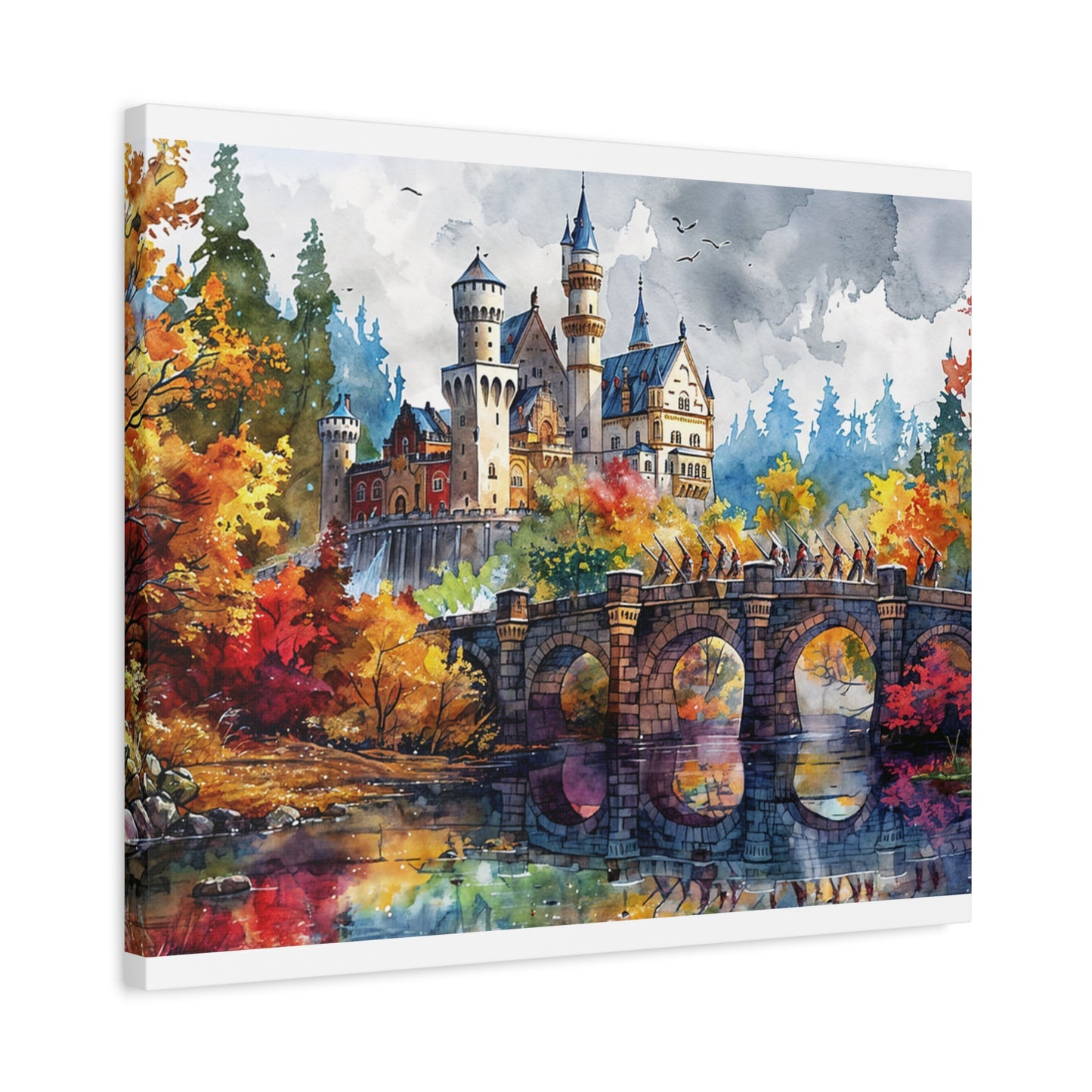 Matte Canvas, Stretched, 1.25" - Castle