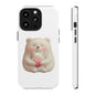 Cute Bear Phone Case, Tough Cases, Animal Lover Gift, Kids Accessories, Mother’s Day, Heartwarming Design