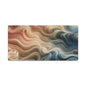 Abstract Swirl Matte Canvas Wall Art — Fluid Earth Tones, Stretched 1.25"