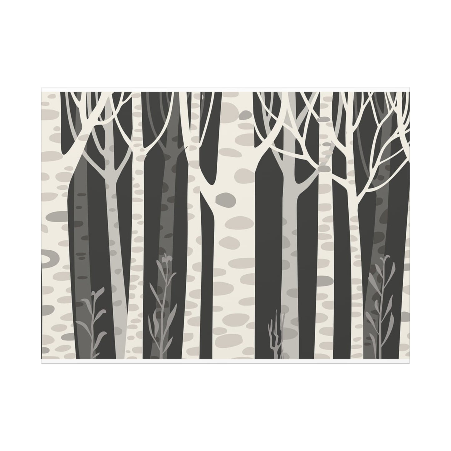 Matte Canvas, Stretched, 1.25" - Trees