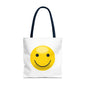 Smiley Face Tote Bag, Eco-Friendly Shopping Bag