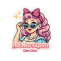 Retro Pin-Up Sticker — "Hot Mess Express Choo Choo" Kiss-Cut Vinyl