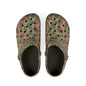 Floral Garden EVA Clogs — Retro Flower Print Foam Slip‑Ons