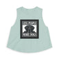 Less People More Dogs Crop Top – Cute Black Lab Graphic Tank for Dog Lovers