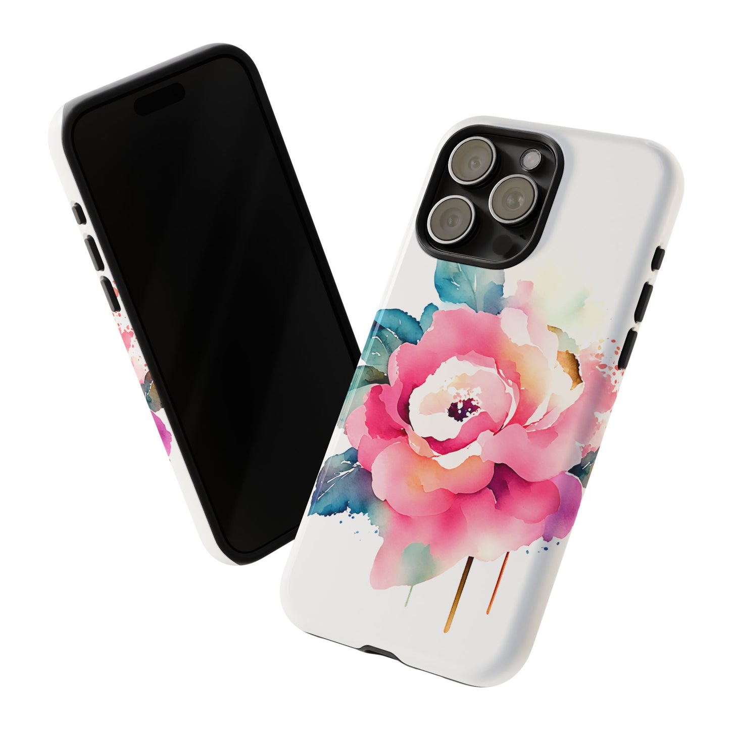 Floral Phone Case - Vibrant Rose Design
