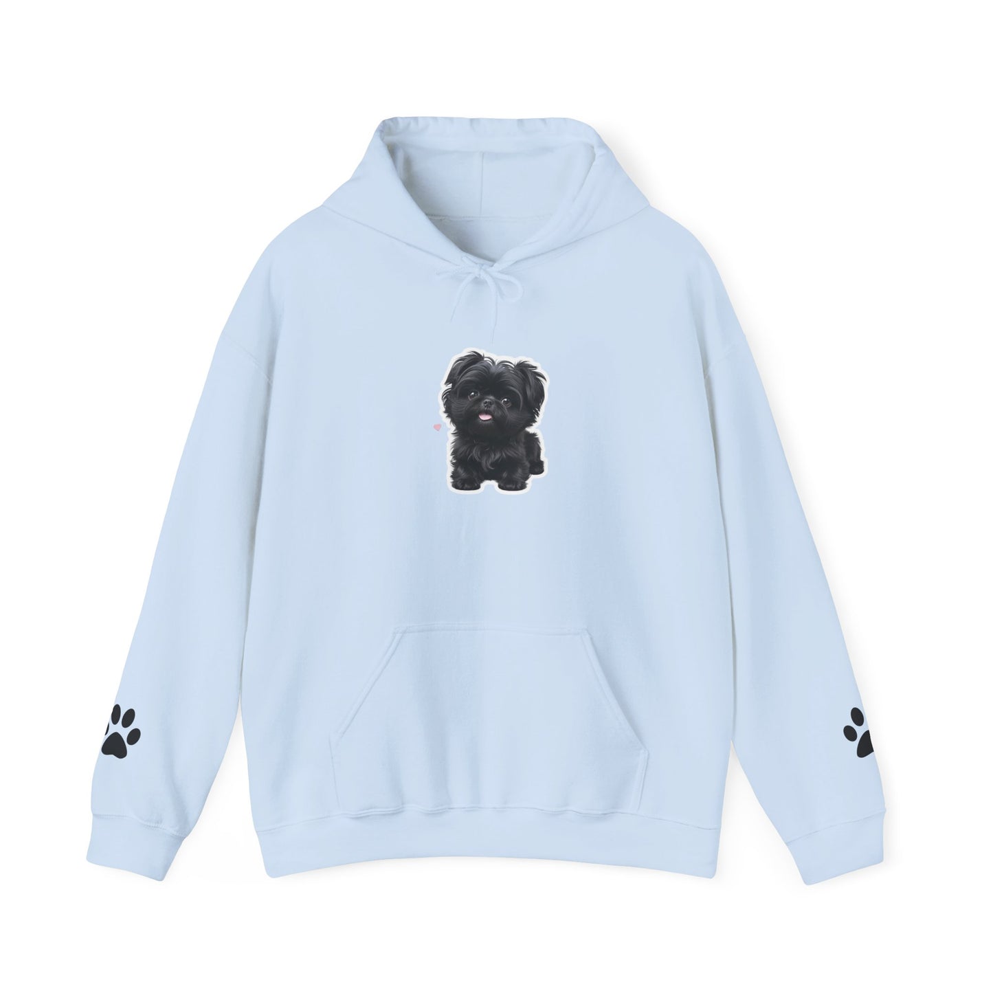 Cute Dog Paw Print Hoodie, Pet Lover Gift, Unisex Sweatshirt, Cozy Animal Hoodie, Perfect for Animal Lovers, Dog Mom Apparel