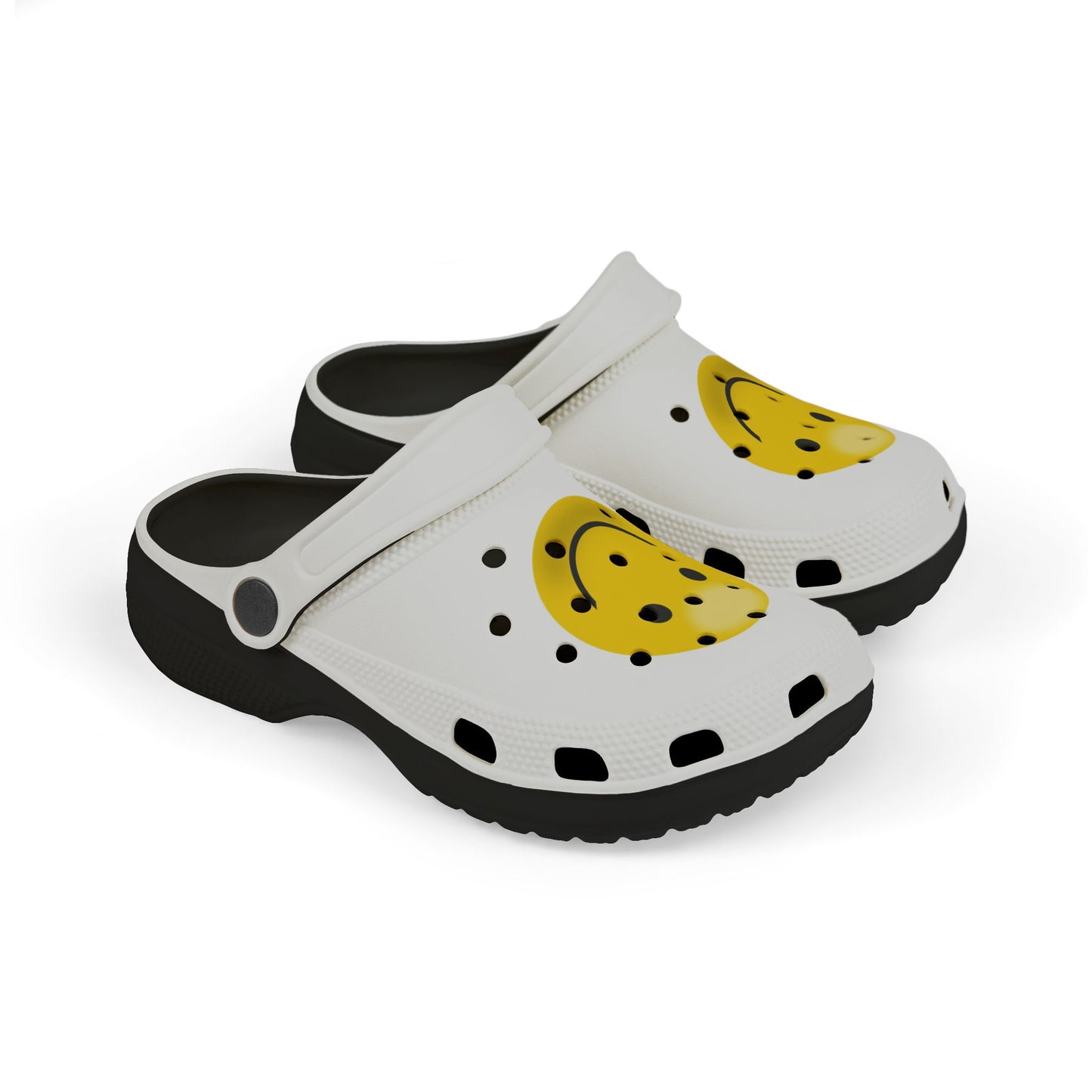 Smiley Face Clogs, Kid's Foam Shoes