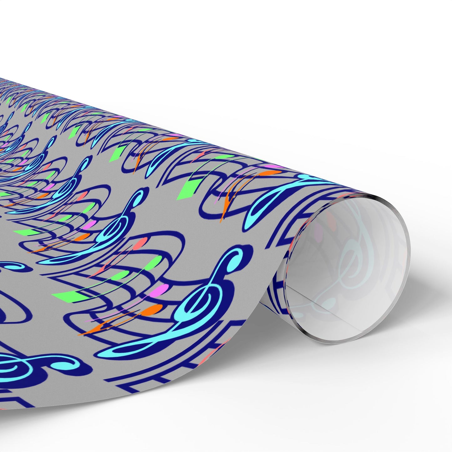 Musical Note Wrapping Paper, Fun Gift Wrap for Music Lovers, Birthday
