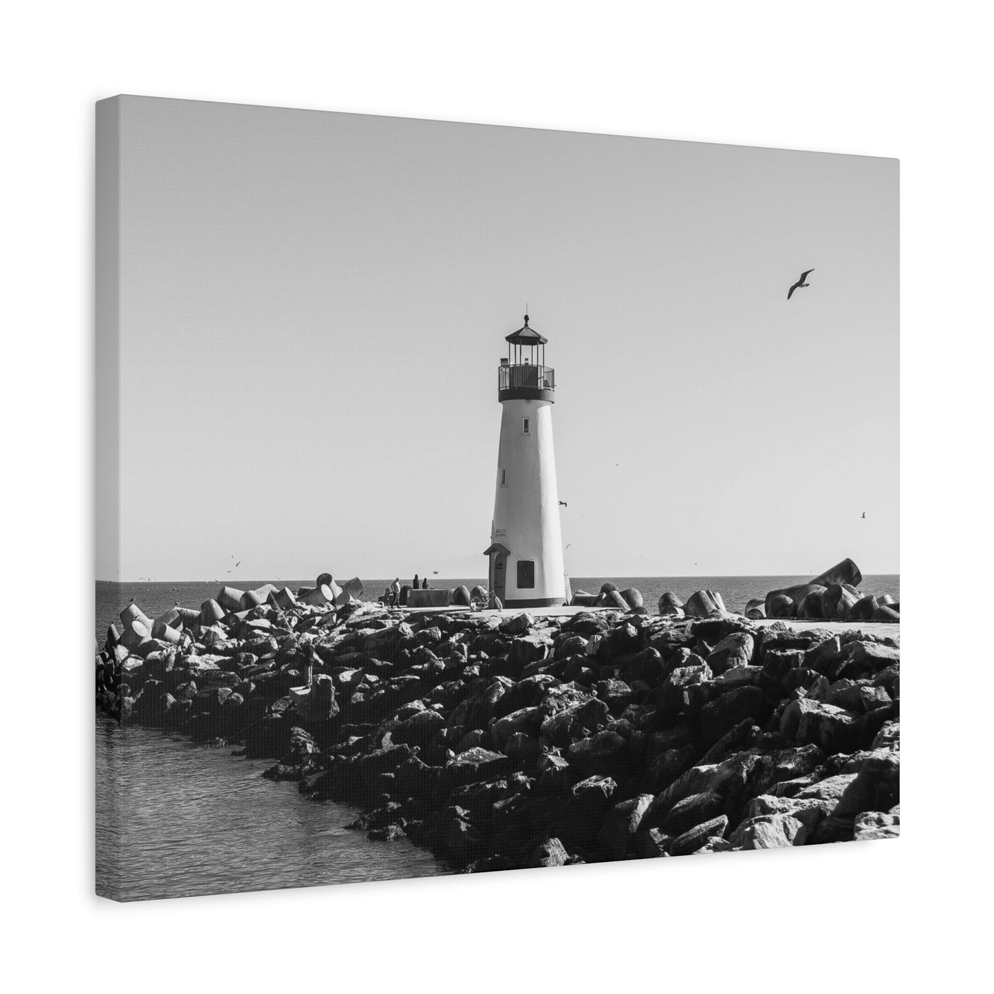 Matte Canvas, Stretched, 1.25" - Lighthouse