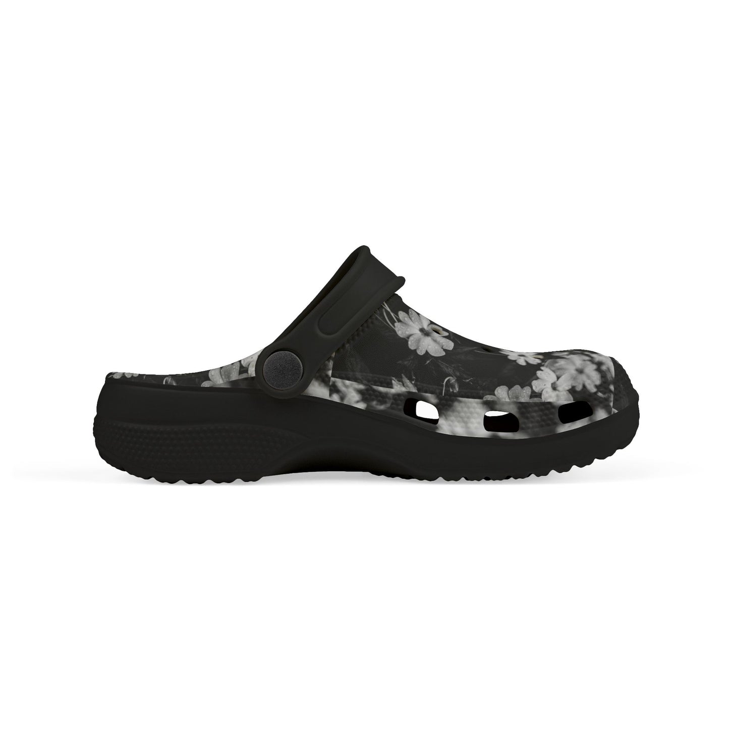 Floral Kid's Clogs, Cute Garden Shoes