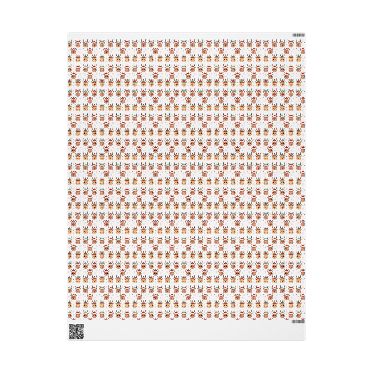 Gingerbread Pattern Wrapping Paper — Festive Holiday Gift Wrap (Roll)