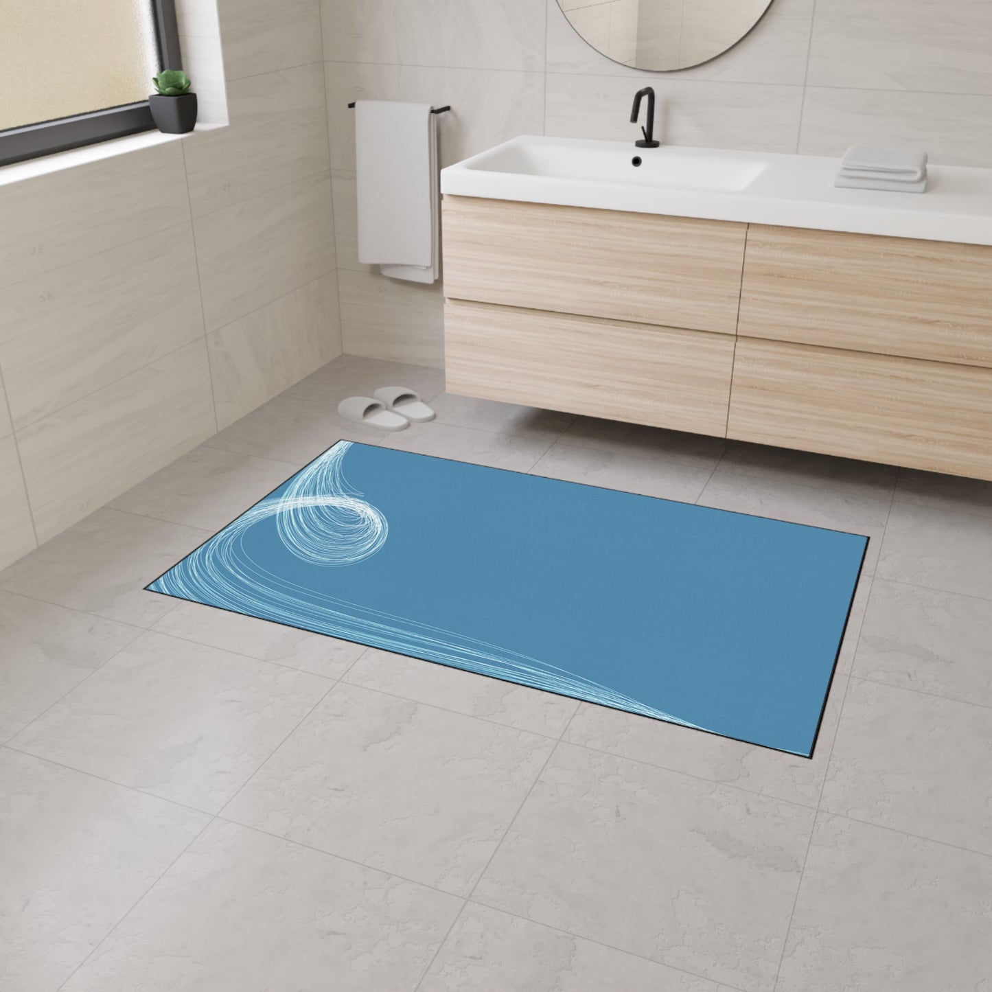 Ocean Breeze Heavy-Duty Floor Mat — Non-Slip Entry & Garage Mat