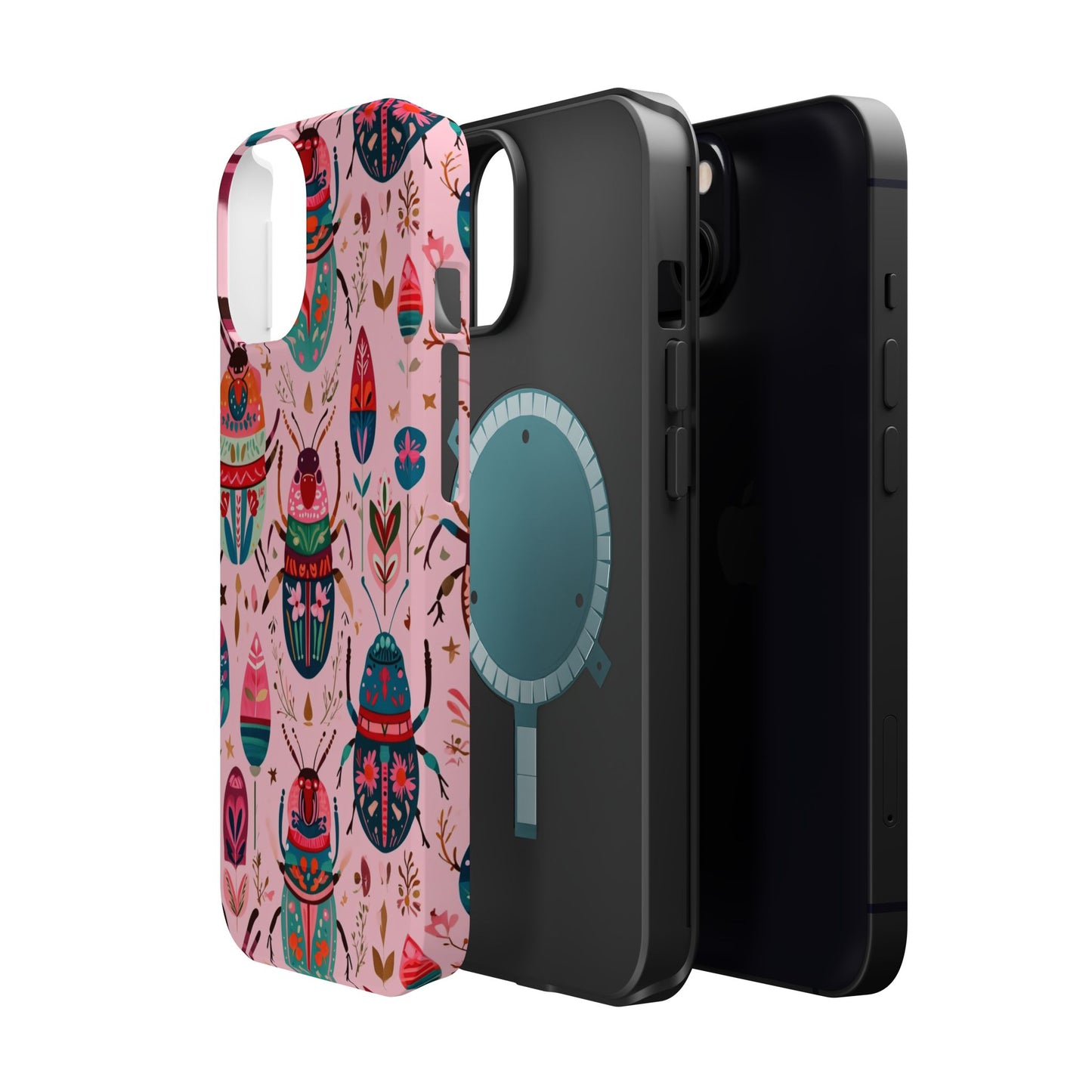 Phone Case — Colorful Boho Beetle Magnetic Impact-Resistant Cover