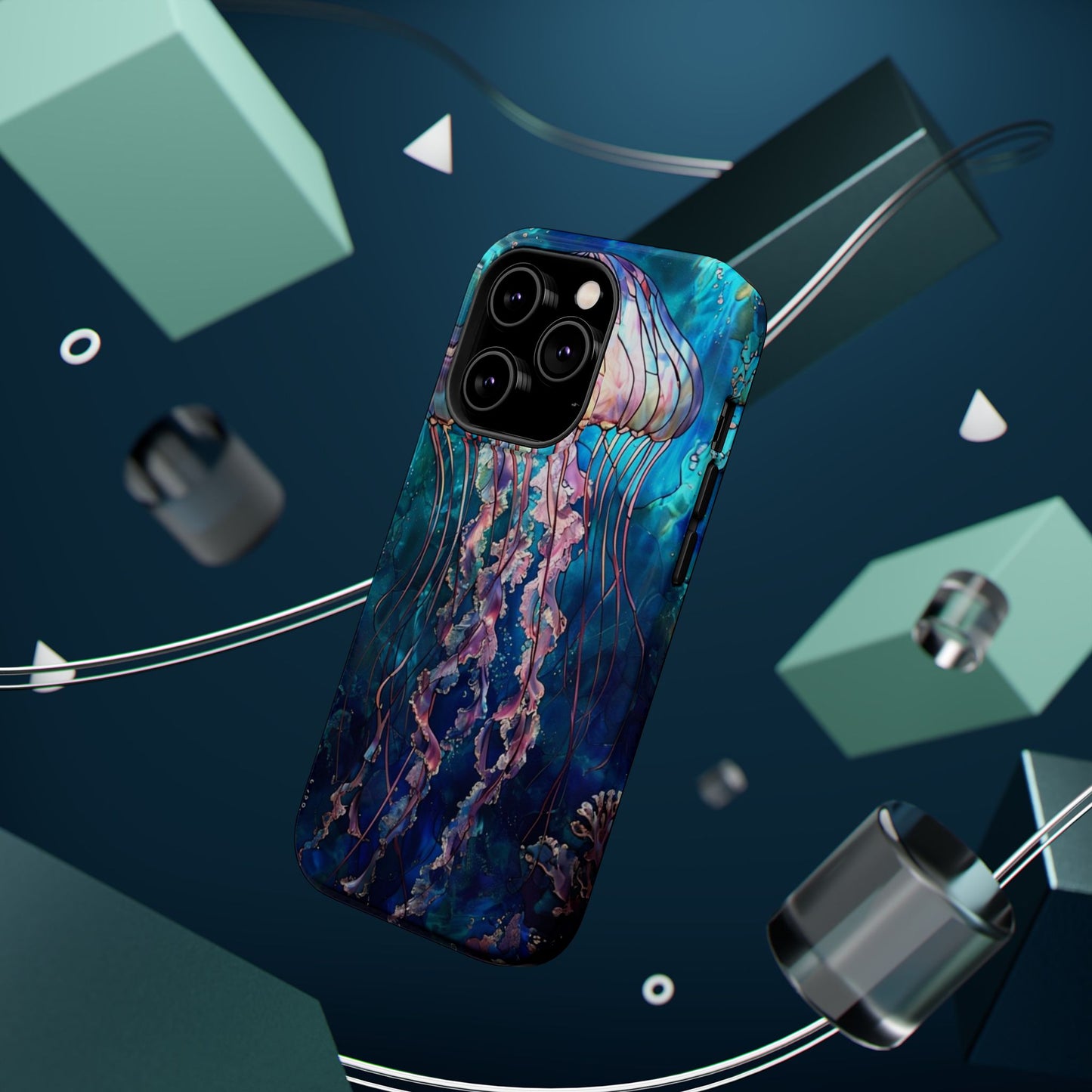Jellyfish Ocean Magnetic Impact Phone Case