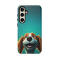 Happy Dog Phone Case — Cute Cartoon Puppy Protective Phone Cover