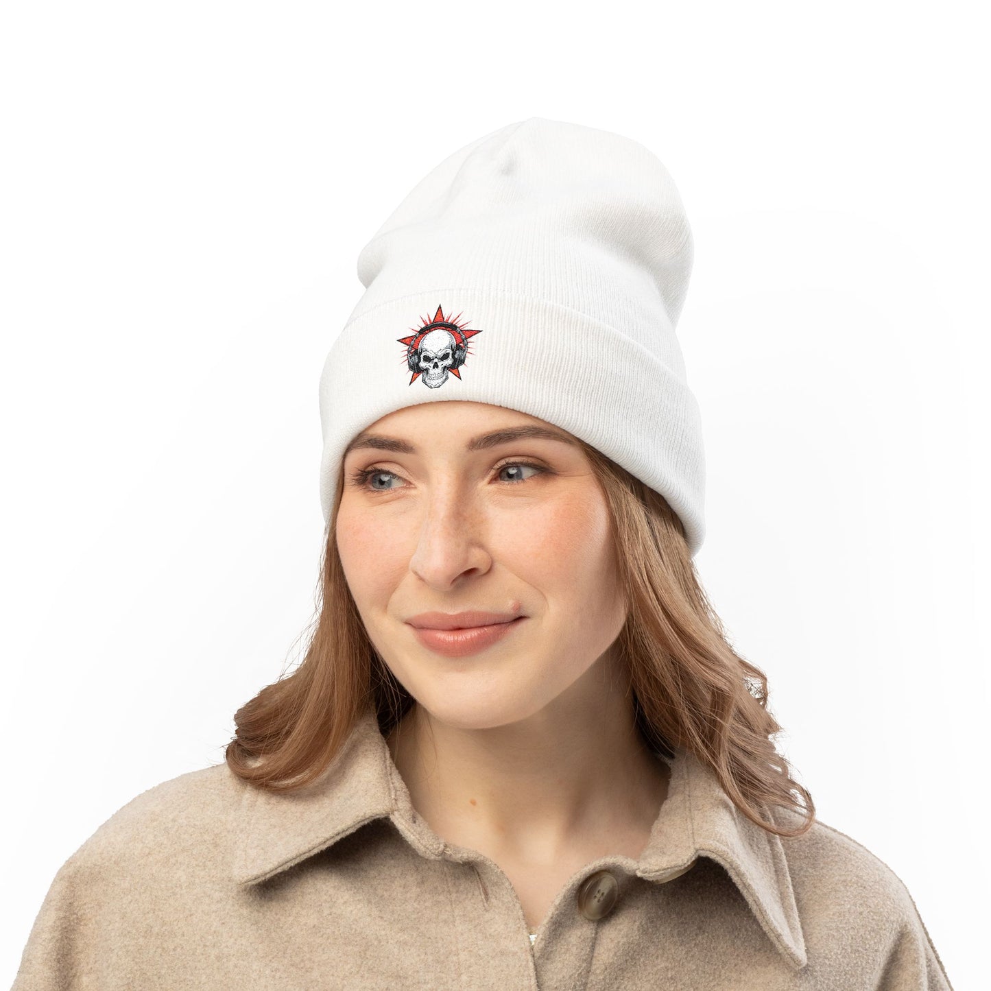 Knit Beanie (Embroidery)