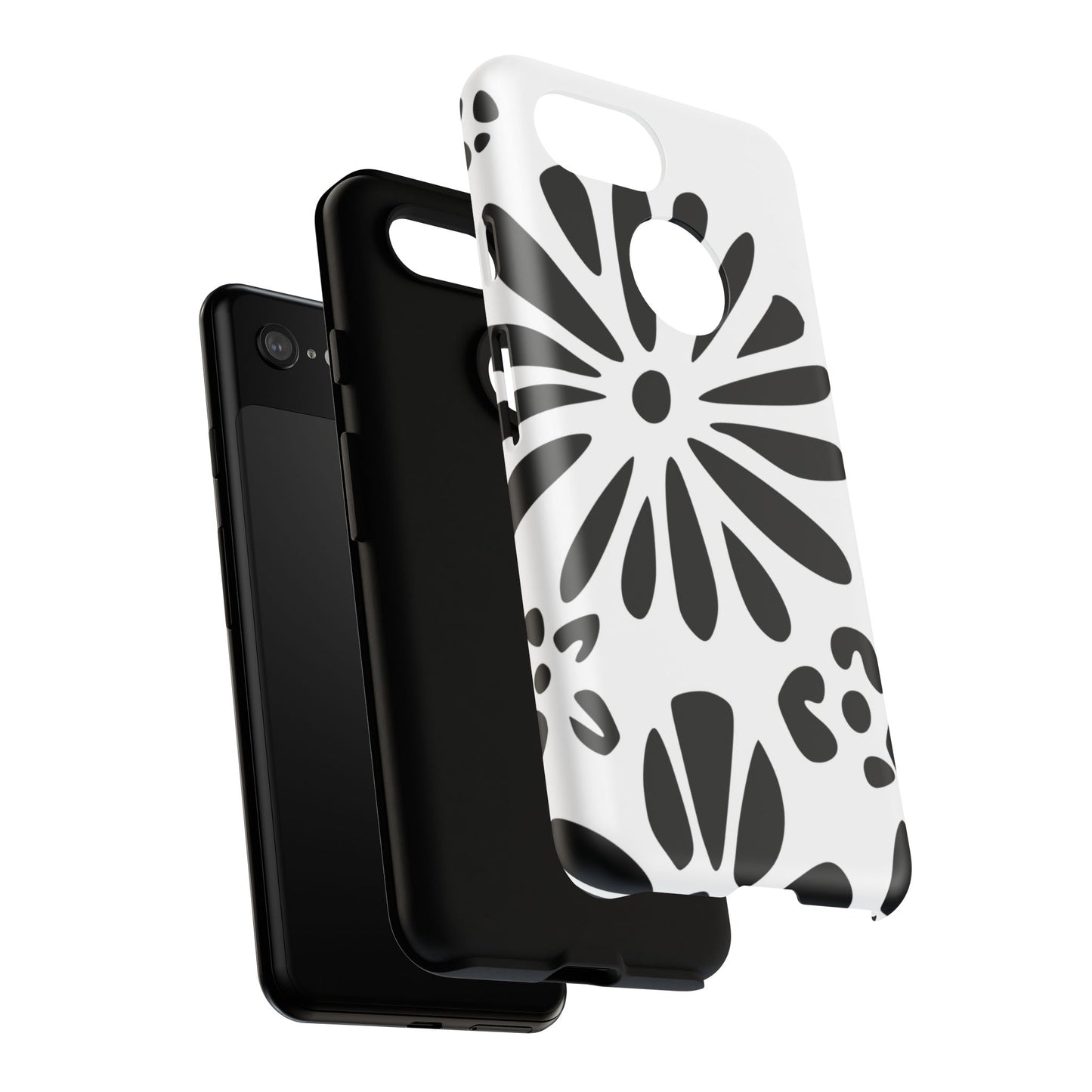 Stylish Phone Case with Floral Design, Tough Phone Cover for Her, Trendy Black and White Cell Phone Case, Unique Gift for Birthdays [...]
