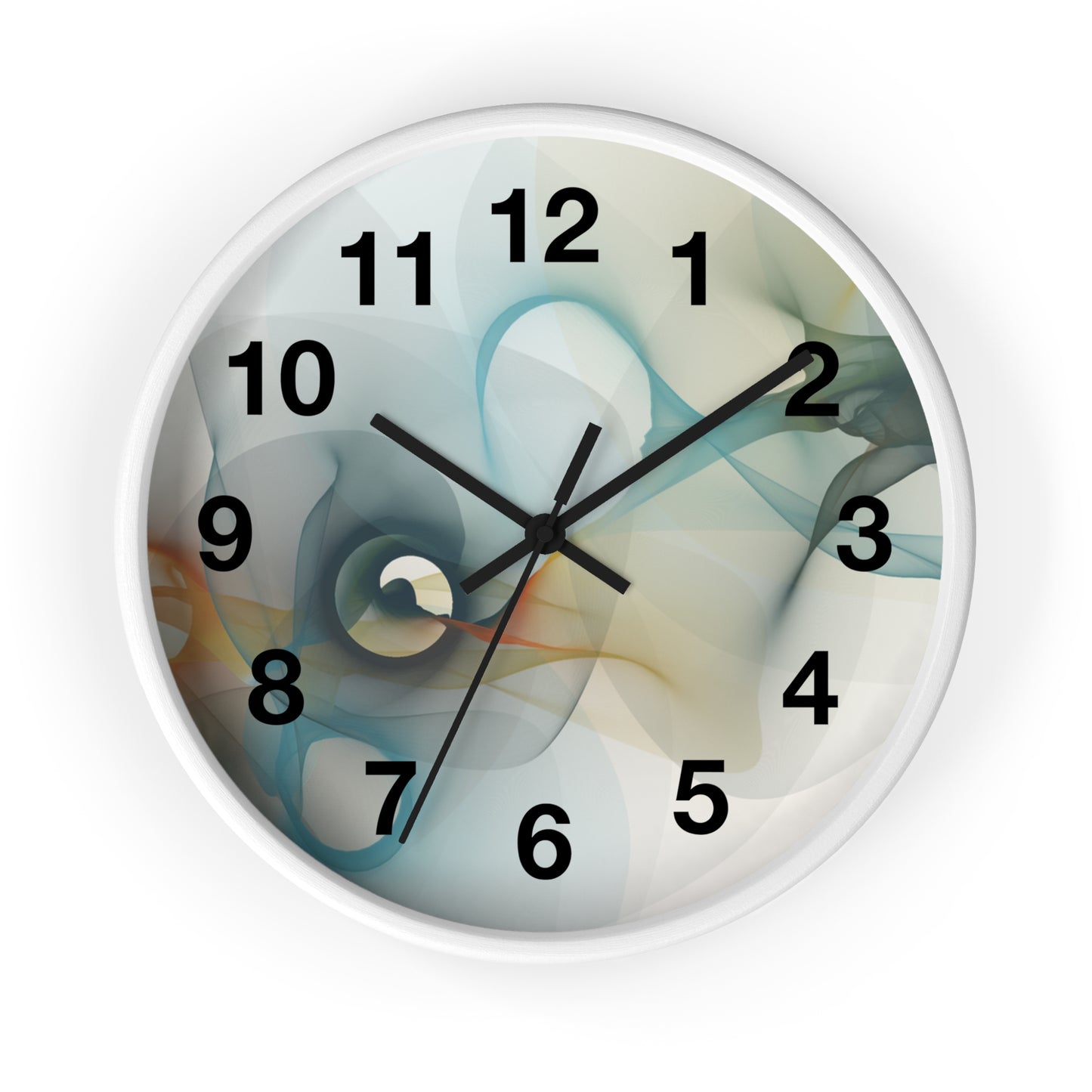 Abstract Smoke Wall Clock | Modern Home Decor