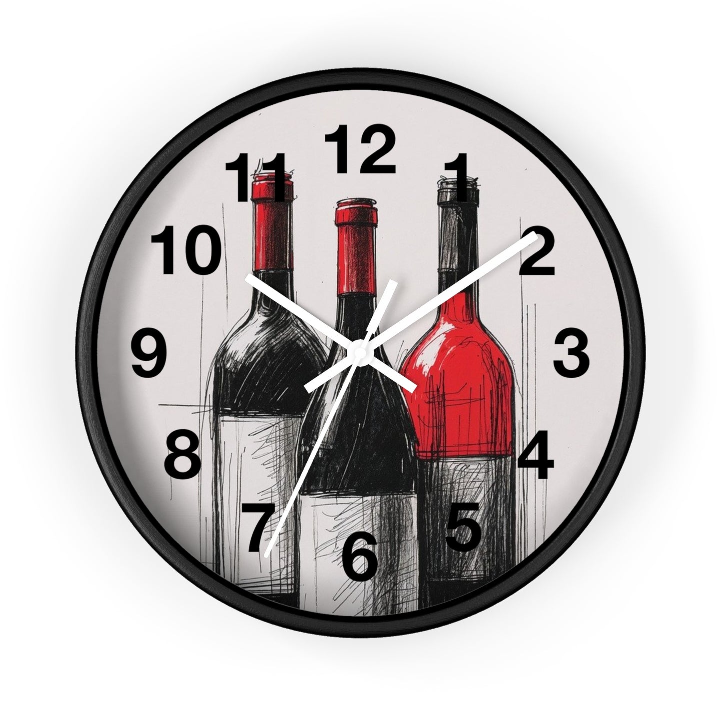 Wine Lovers Wall Clock, Decorative Timepiece for Kitchen, Bar, Home, Unique Gift for Wine Enthusiasts, Rustic Decor, Perfect for [...]
