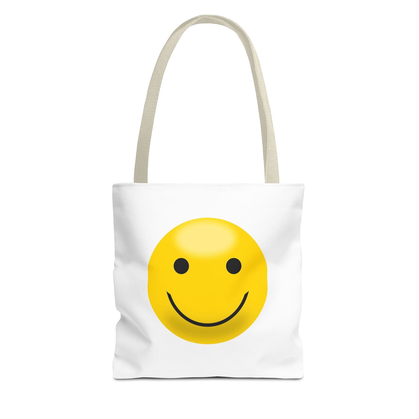 Smiley Face Tote Bag, Eco-Friendly Shopping Bag