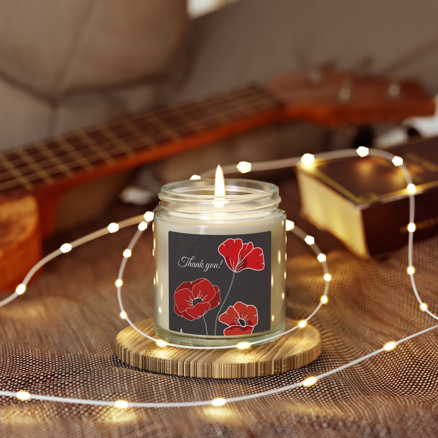 Scented Candles, Coconut Apricot Wax (4oz, 9oz)