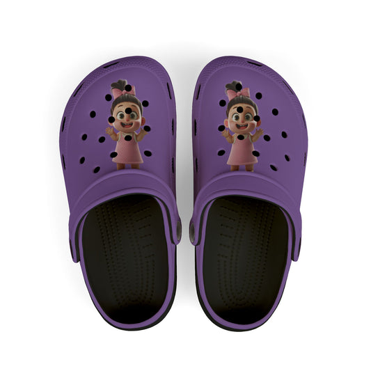 Colorful Kids EVA Foam Clogs with Fun Characters, Playful Footwear for Summer
