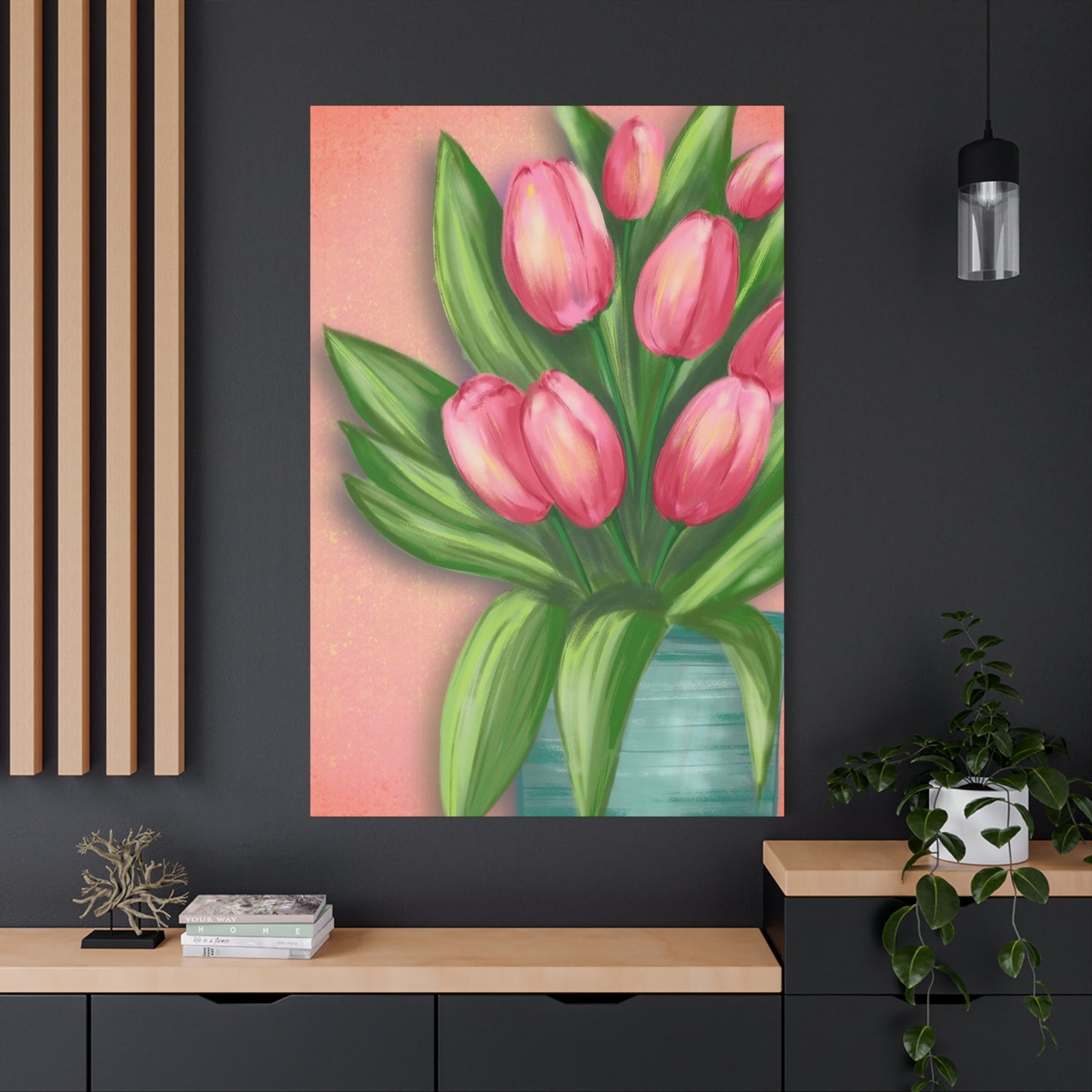 ম্যাট ক্যানভাস, প্রসারিত, ১.২৫" টিউলিপস