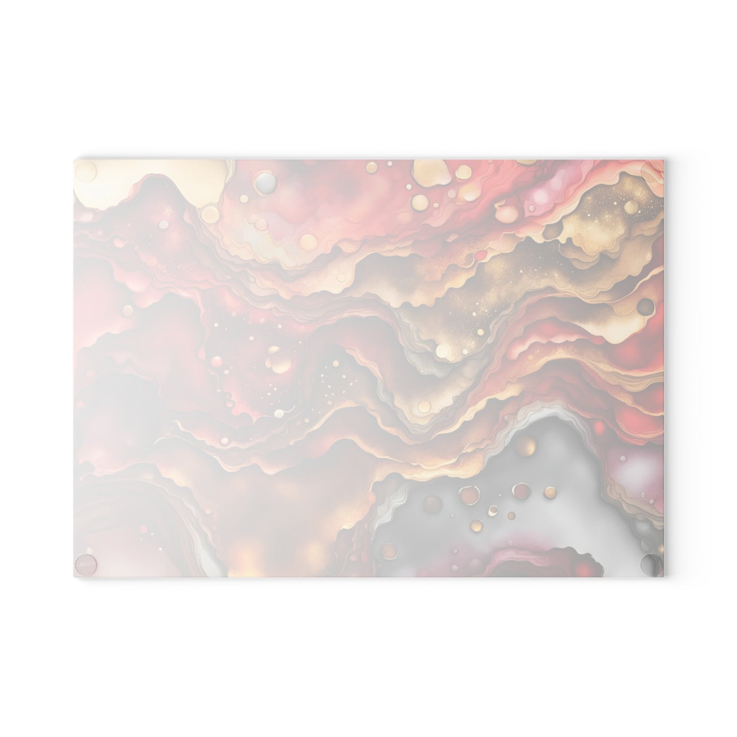 Elegant Resin-Inspired Glass Cutting Board
