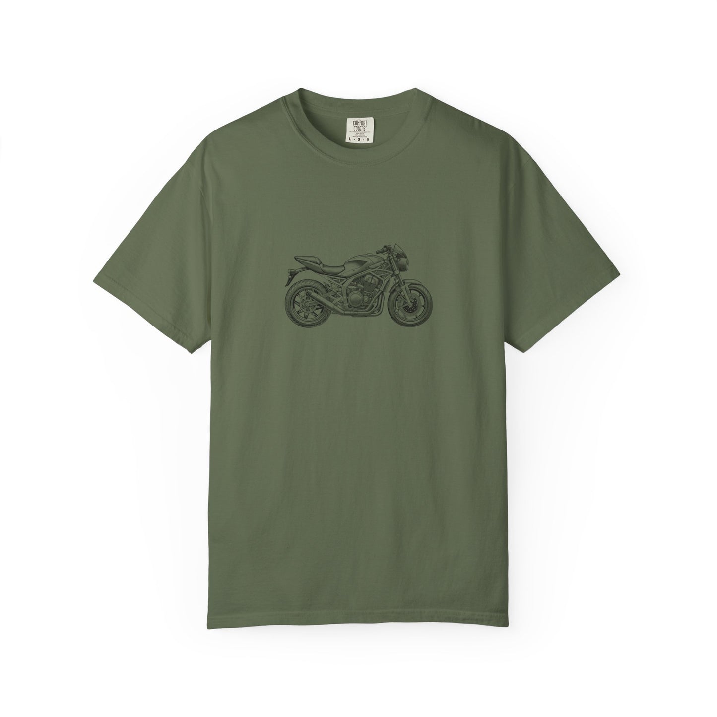 Motorcycle Vibes Unisex Garment-Dyed T-Shirt, Biker Tee for Motorcycle Enthusiasts, Gift for Riders, Casual Wear, Adventure Apparel
