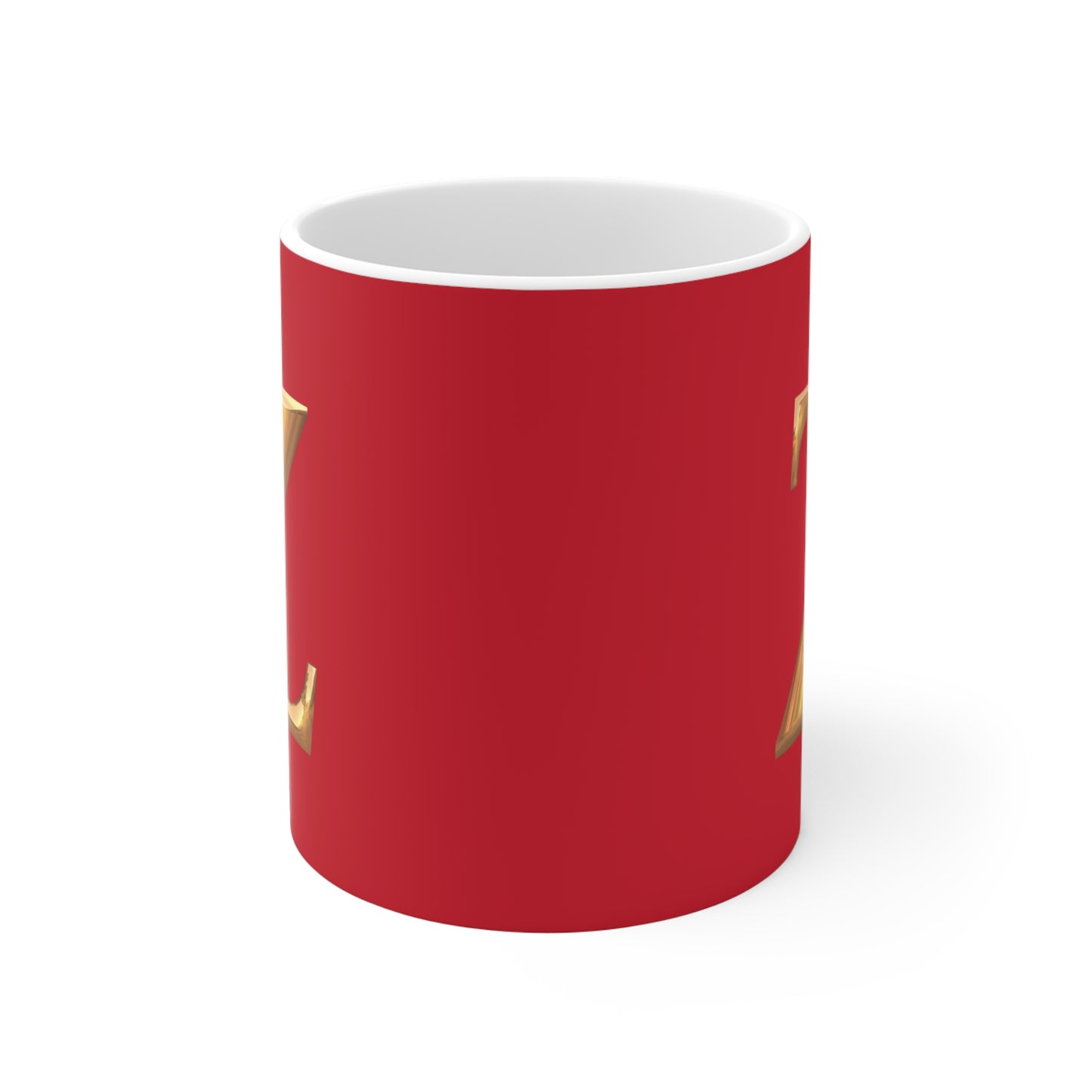 Personalized "Z" 11oz Mug, Initials Coffee Cup, Custom Ceramic Mug, Unique Gift for Coffee Lovers, Great for Holidays