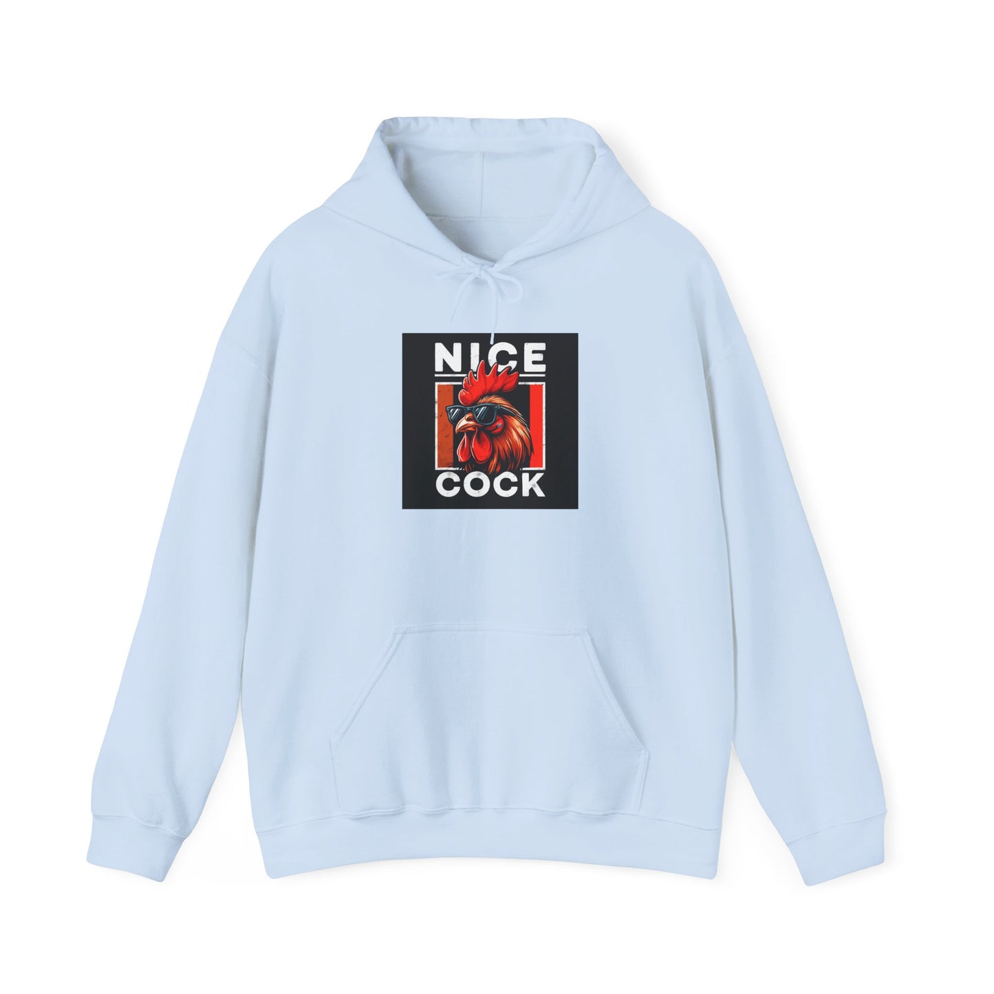 Rooster Graphic Hoodie – "Nice Cock" Bold Farmhouse Pullover