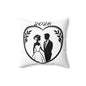 Wedding Couple 2026 Throw Pillow — Romantic Bridal Decorative Pillow