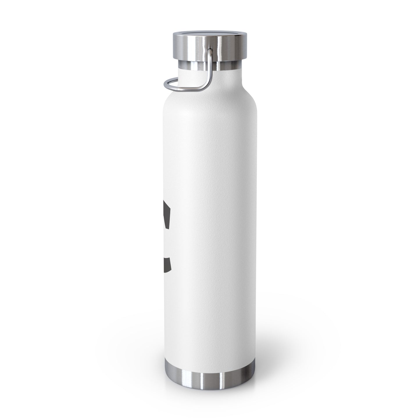 Personalized Copper Insulated Water Bottle, 22oz - "C" Custom Monogram