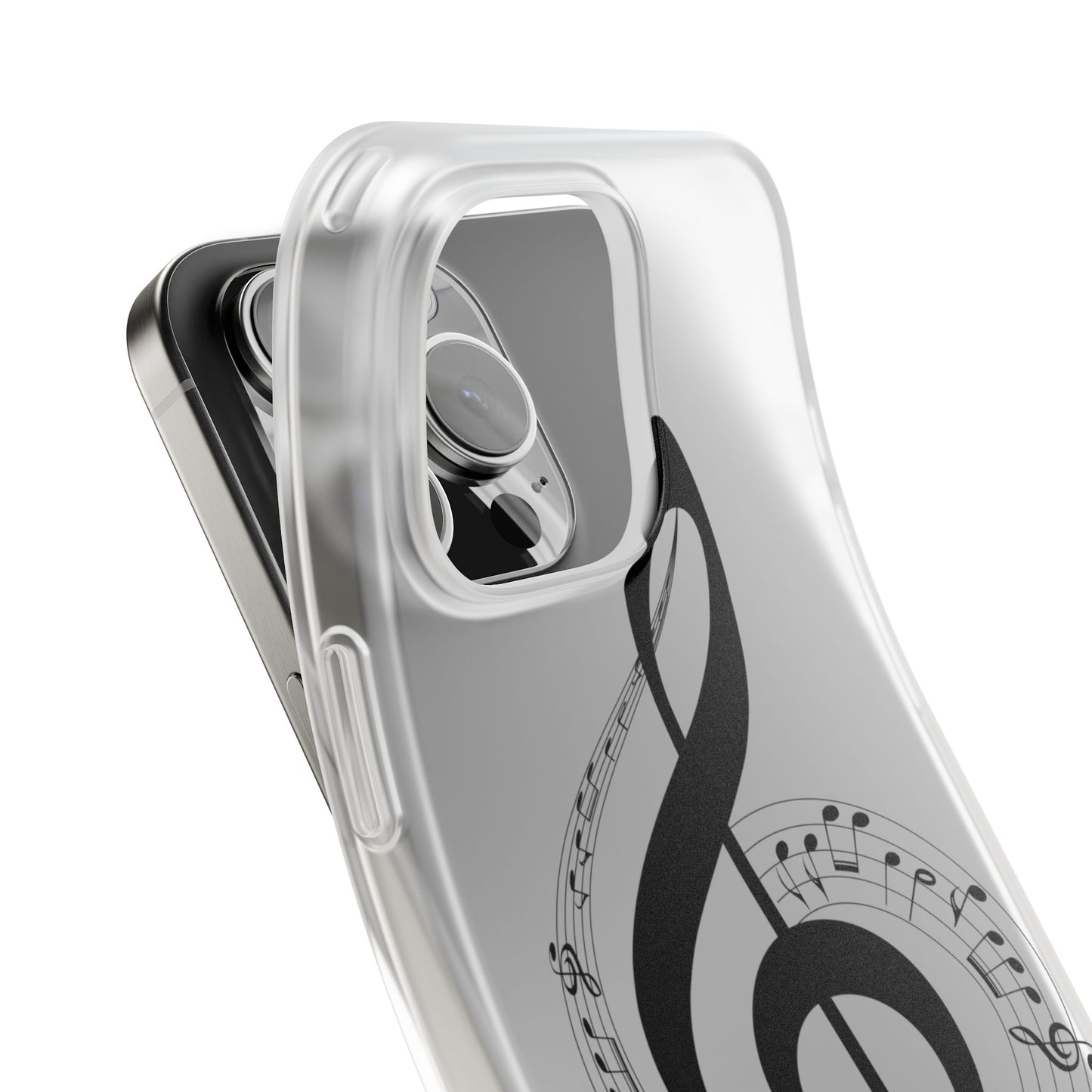 Phone Case — Musical Treble Clef Design