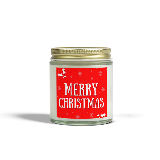 Merry Christmas Scented Candles, Holiday Decor, Gift for Her, Cozy Home Fragrance, Christmas Gifts, Aromatherapy