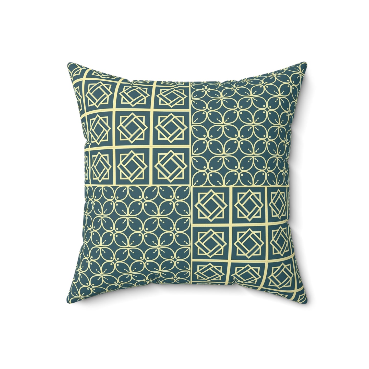 Geometric Decor Pillow, Modern Cushion for Living Room, Boho Bedroom Accent, Gift for Housewarming, Unique Throw Pillow