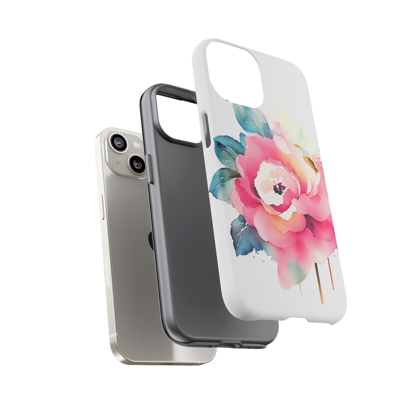 Floral Phone Case - Vibrant Rose Design