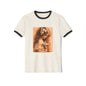 Vintage Floral Girl Ringer Tee