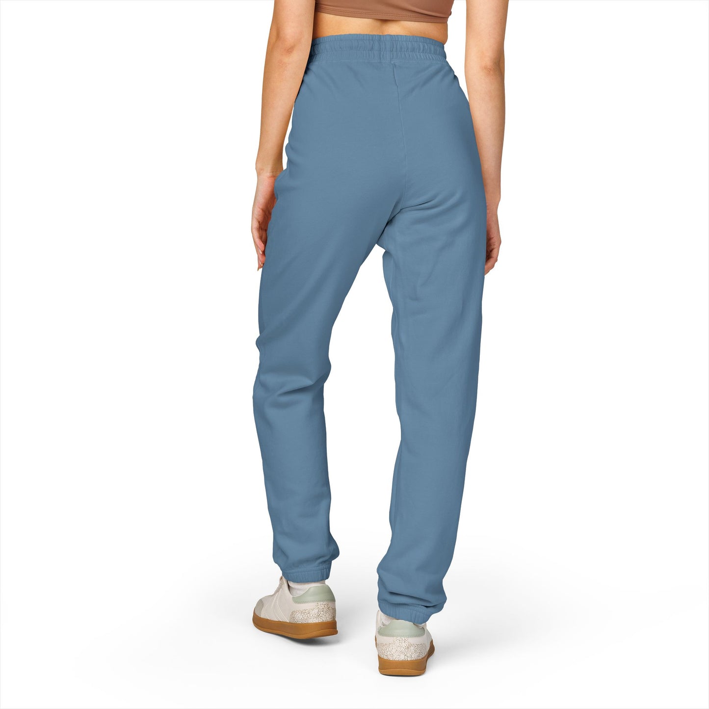 Sweatpants — Colorful Cosmic Cat Graphic "Pet Me" Joggers