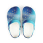 Kids Blue Ombre EVA Foam Clogs – Lightweight Water & Pool Shoes
