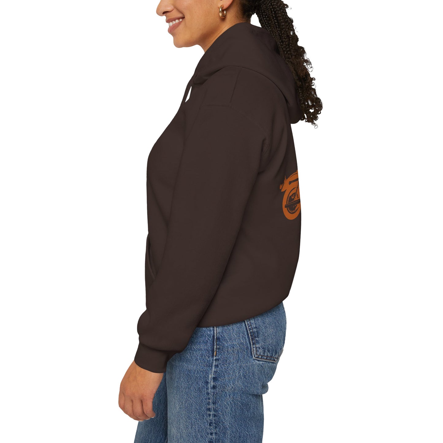 Rebel by Nature Hoodie - Unisex Heavy Blend Sweatshirt for Adventure Lovers