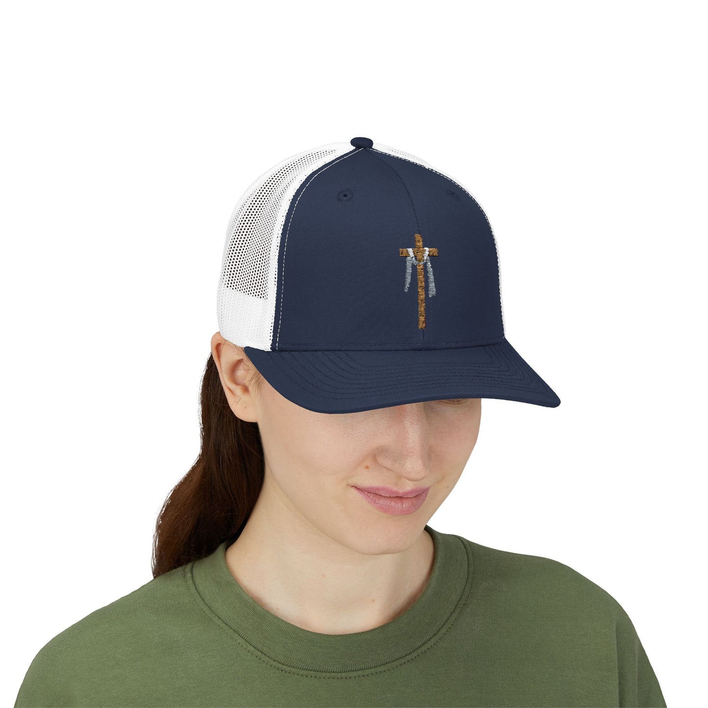 Elegant Faith Snapback Trucker Cap - Faith Hat, Religious Cap, Inspirational Gift, Christian Apparel, Trendy Headwear