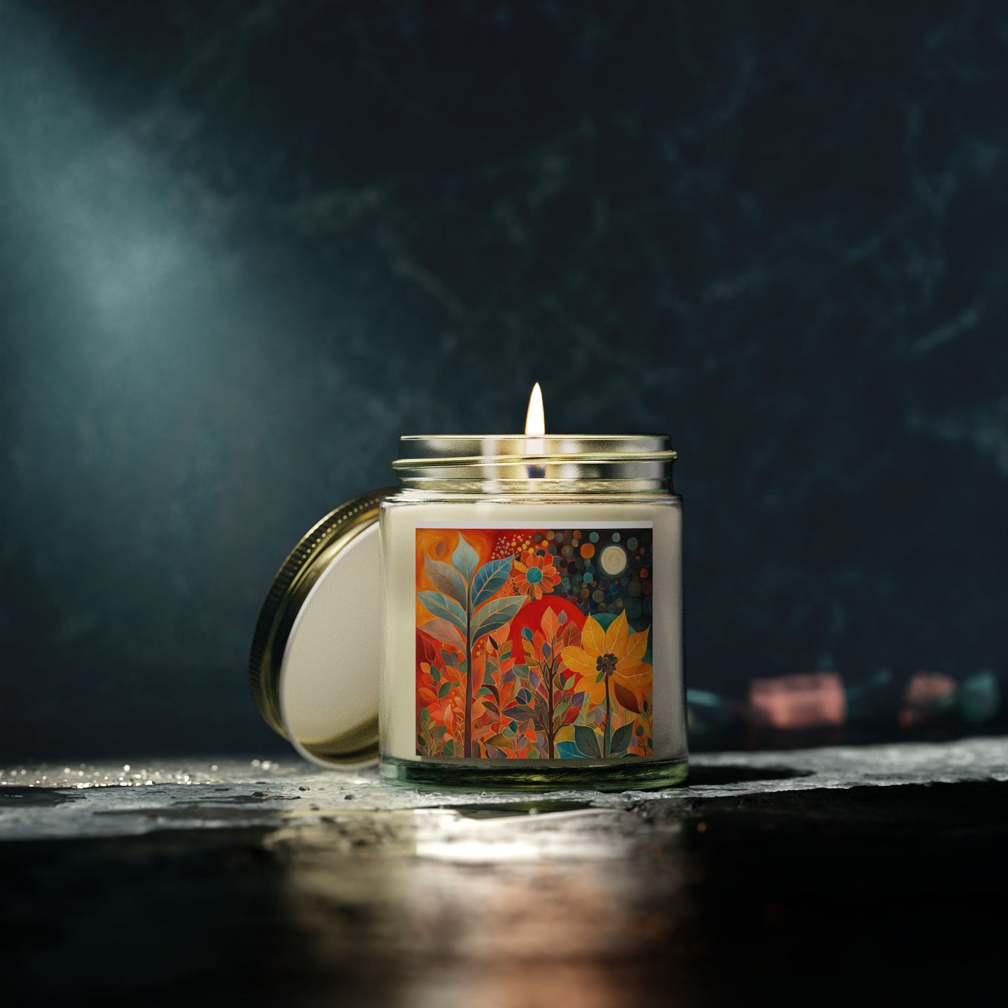 Scented Candles, Coconut Apricot Wax (4oz, 9oz)