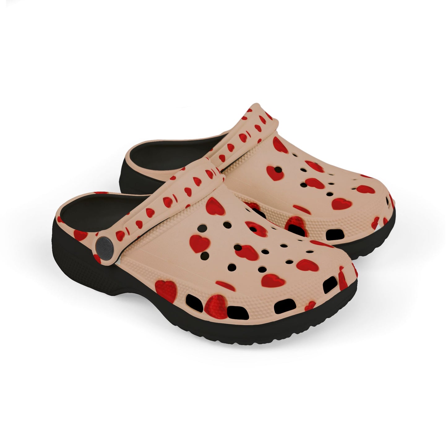 Kid's Heart Clogs, Fun Foam Shoes, Summer Slip-Ons, Cute Garden Footwear, Beach Essentials, Lightweight Play Shoes